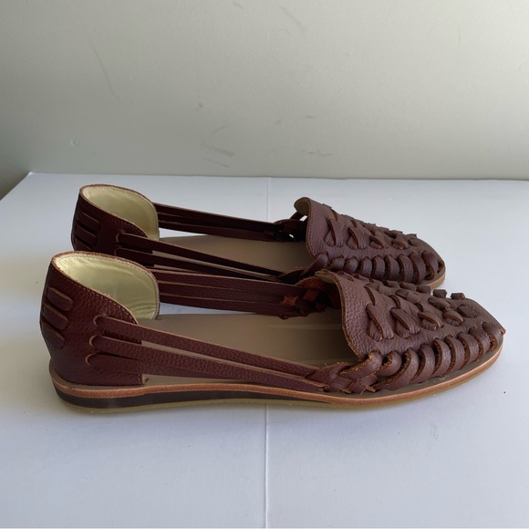 Brown Leather Women's Loafers - Picture 11 of 15
